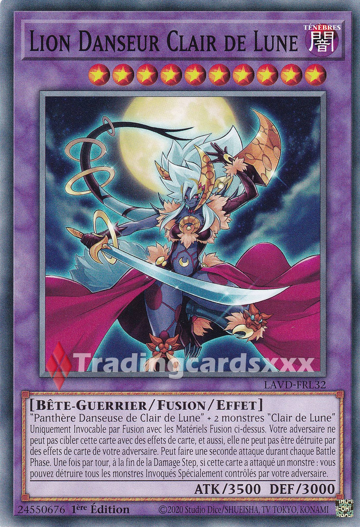 Yu-Gi-Oh! Lion Danseur Clair de Lune : C LAVD-FRL32