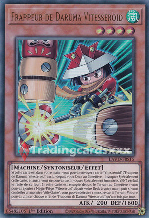 Yu-Gi-Oh! Frappeur de Daruma Vitesseroid : UR LAVD-FRS15