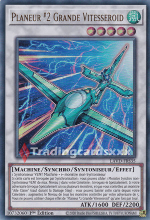 Yu-Gi-Oh! Planeur #2 Grande Vitesseroid : UR LAVD-FRS35
