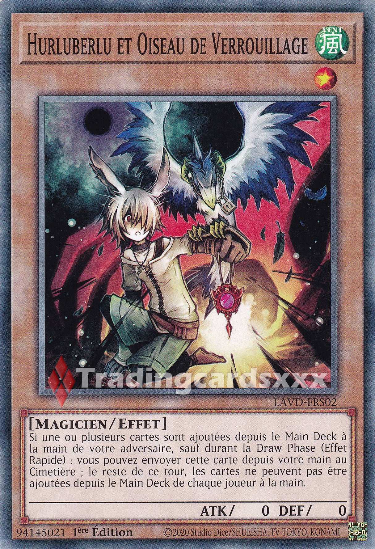 Yu-Gi-Oh! Hurluberlu et Oiseau de Verrouillage : C LAVD-FRS02