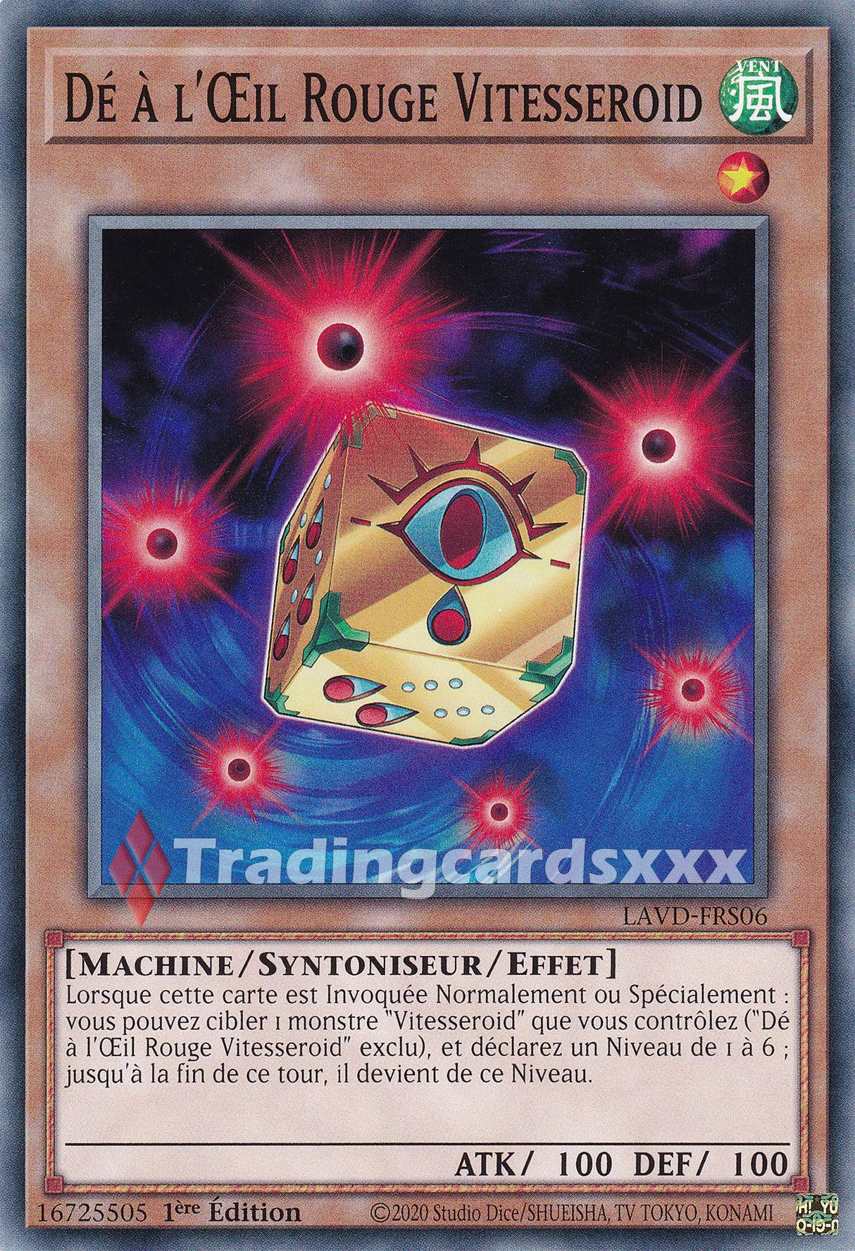 Yu-Gi-Oh! Dé à l'Œil Rouge Vitesseroid : C LAVD-FRS06