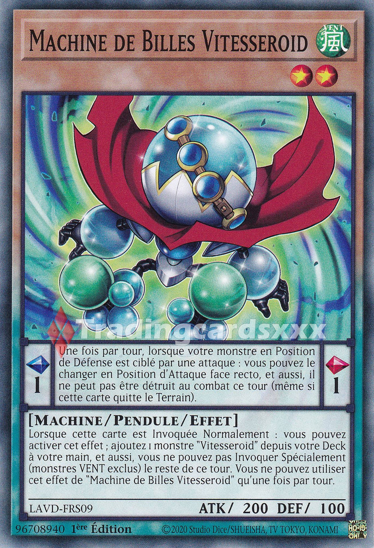 Yu-Gi-Oh! Machine de Billes Vitesseroid : C LAVD-FRS09
