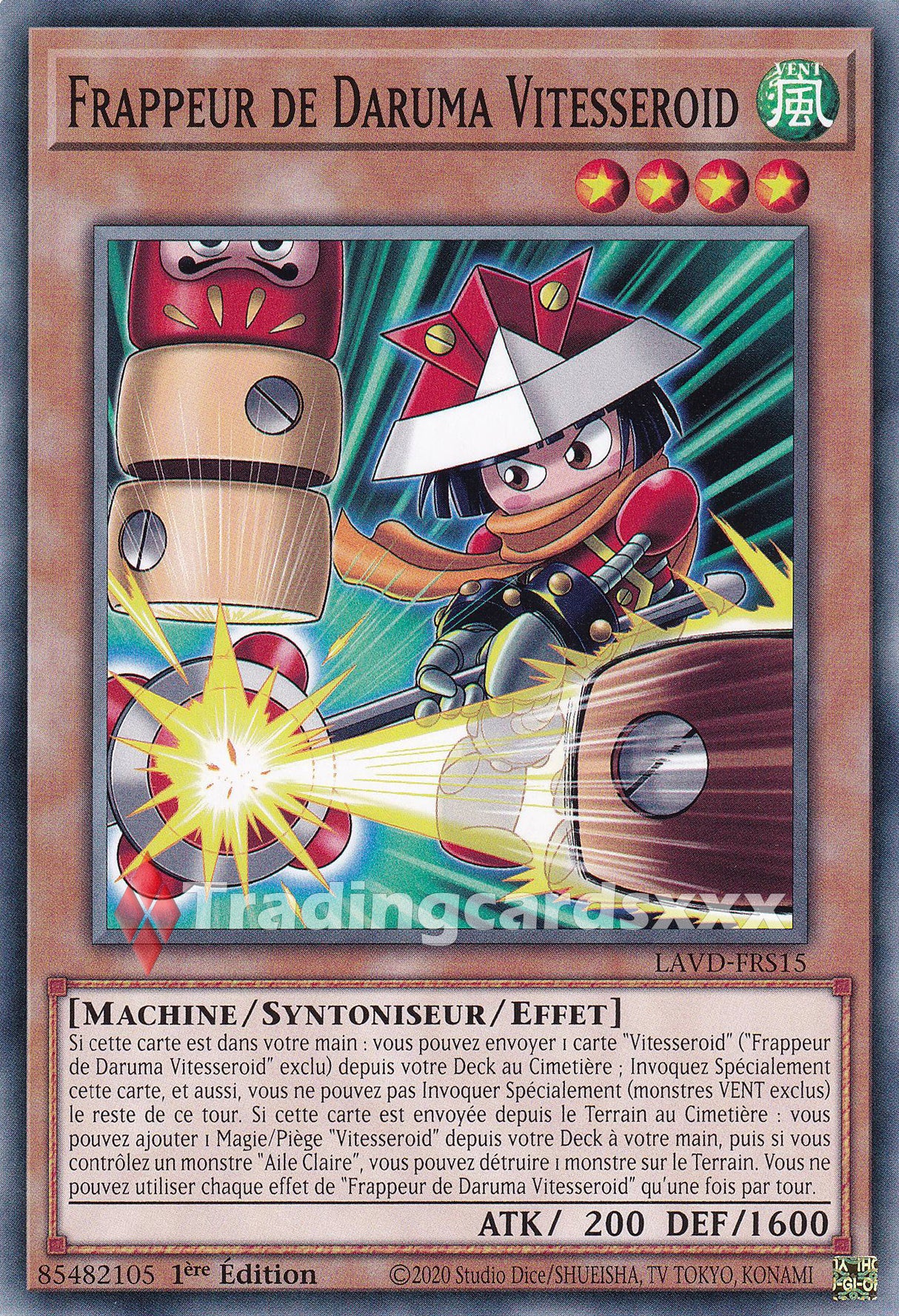Yu-Gi-Oh! Frappeur de Daruma Vitesseroid : C LAVD-FRS15