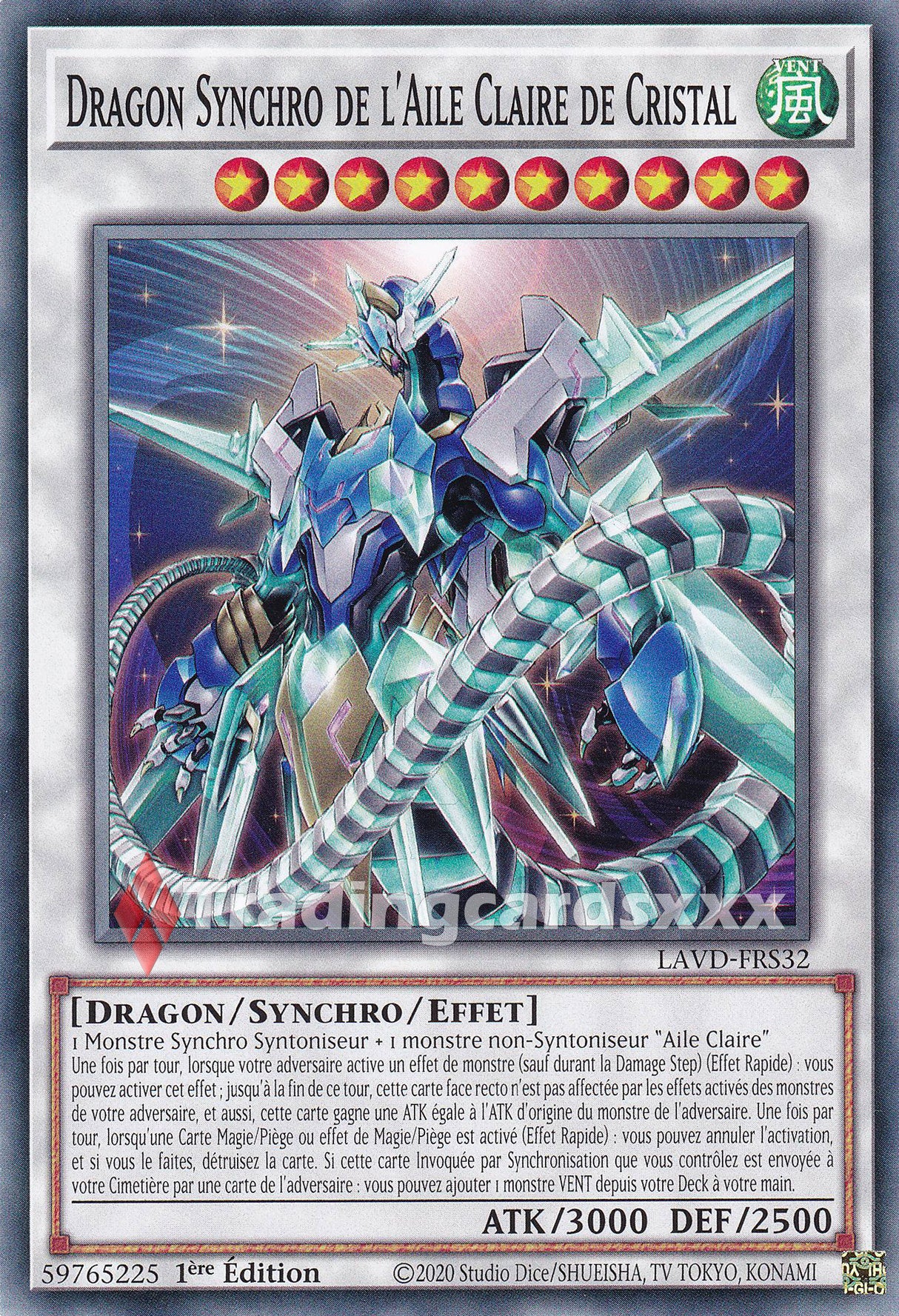 Yu-Gi-Oh! Dragon Synchro de l'Aile Claire de Cristal : C LAVD-FRS32