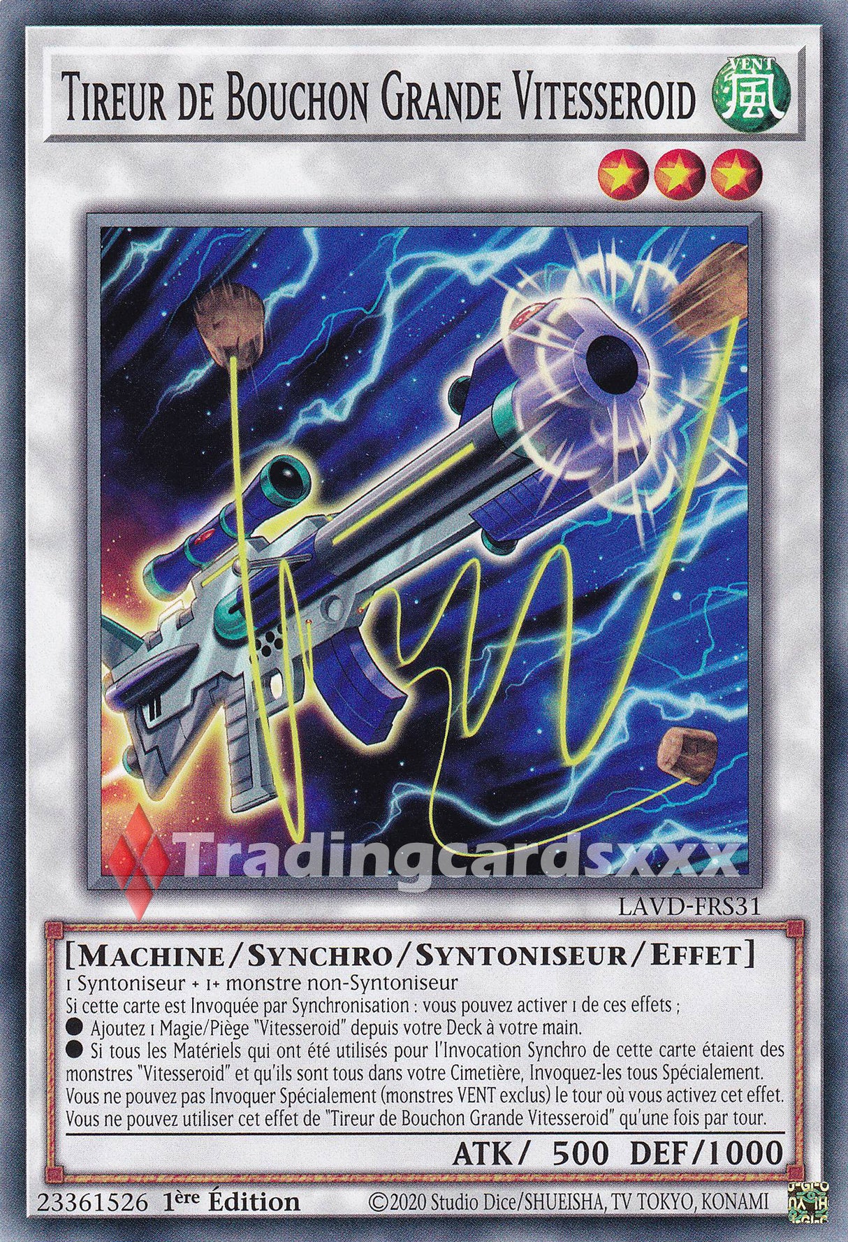 Yu-Gi-Oh! Tireur de Bouchon Grande Vitesseroid : C LAVD-FRS31