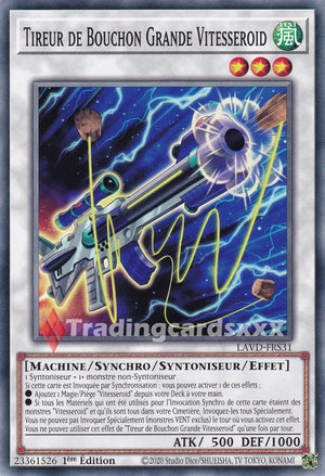 Yu-Gi-Oh! Tireur de Bouchon Grande Vitesseroid : C LAVD-FRS31