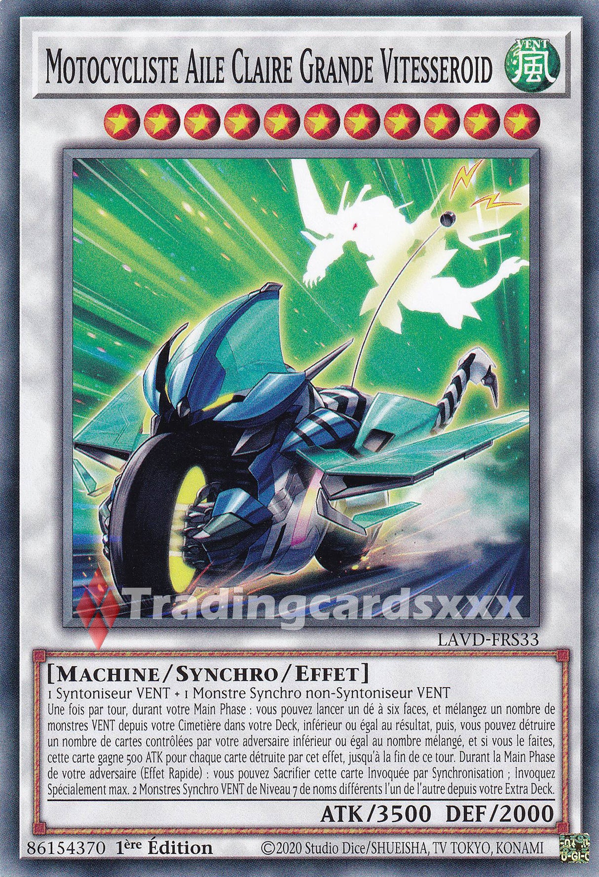 Yu-Gi-Oh! Motocycliste Aile Claire Grande Vitesseroid : C LAVD-FRS33