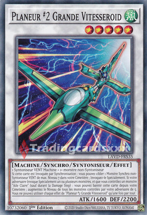Yu-Gi-Oh! Planeur #2 Grande Vitesseroid : C LAVD-FRS35