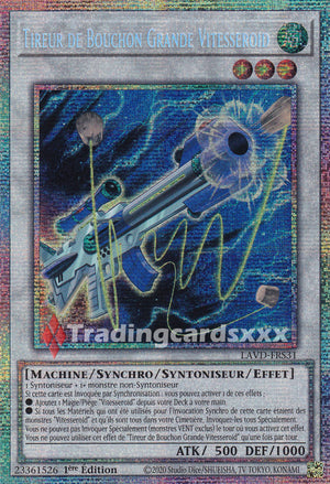 Yu-Gi-Oh! Tireur de Bouchon Grande Vitesseroid : STAR LAVD-FRS31