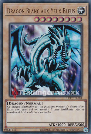 Yu-Gi-Oh! Dragon Blanc aux Yeux Bleus - V.1 : UR LCKC-FR001