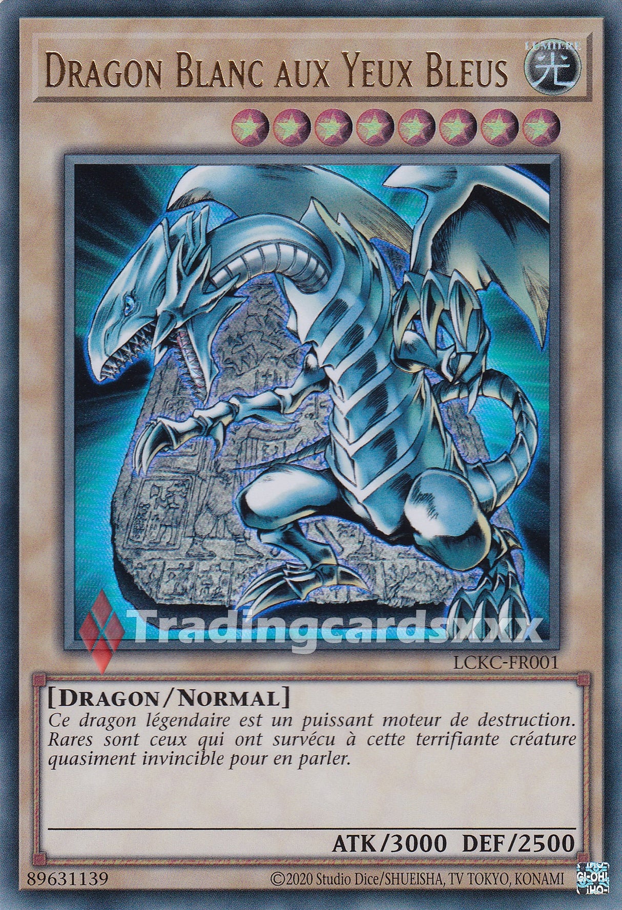 Yu-Gi-Oh! Dragon Blanc aux Yeux Bleus - V.4 : UR LCKC-FR001