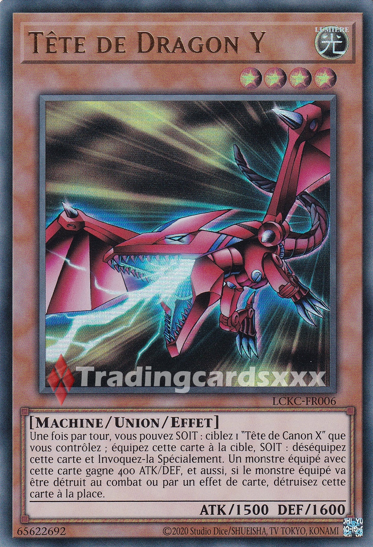 Yu-Gi-Oh! Tête de Dragon Y : UR LCKC-FR006