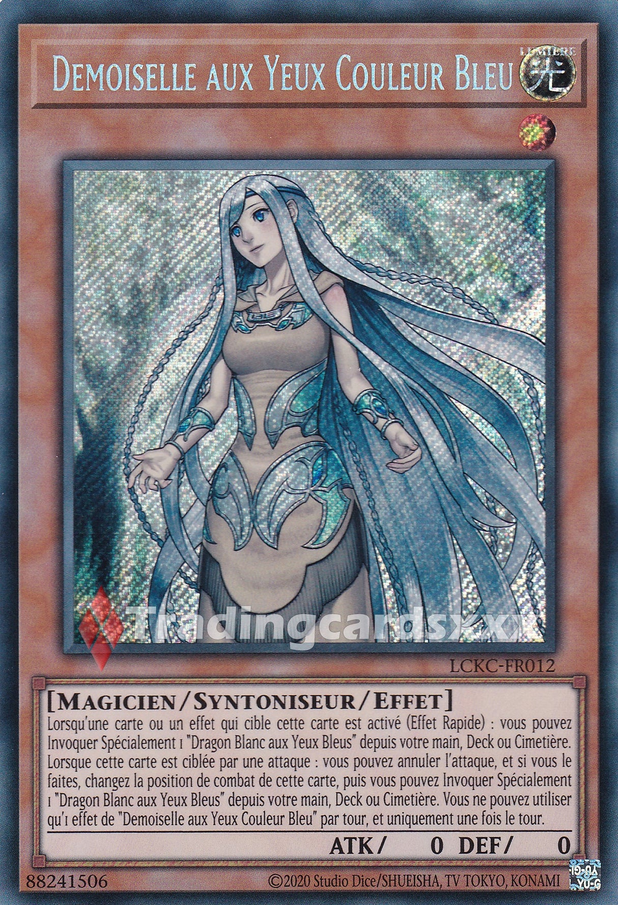 Yu-Gi-Oh! Demoiselle aux Yeux Couleur Bleu : SE LCKC-FR012