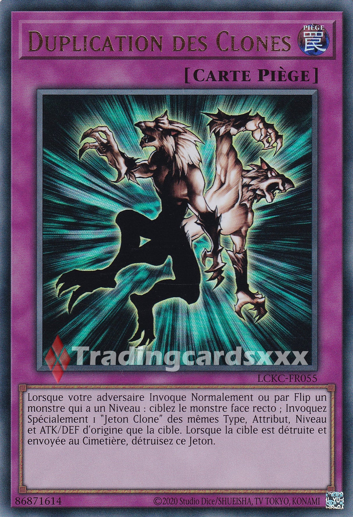Yu-Gi-Oh! Duplication des Clones : UR LCKC-FR055