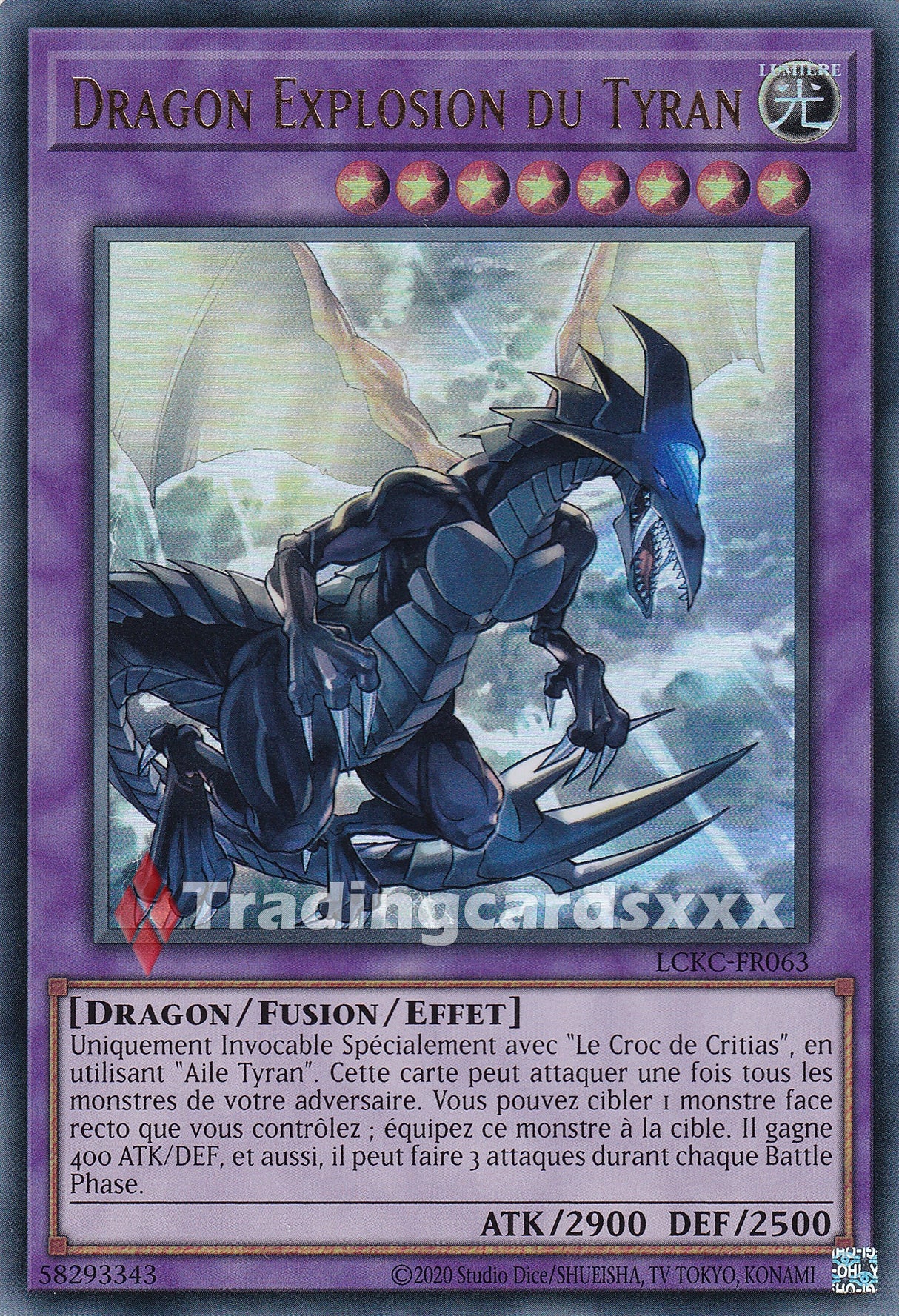 Yu-Gi-Oh! Dragon Explosion du Tyran : UR LCKC-FR063