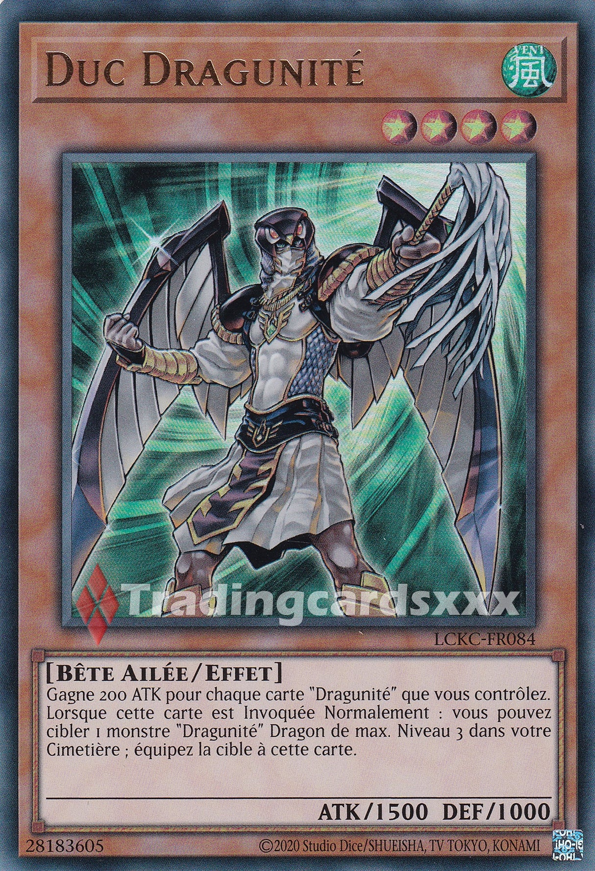 Yu-Gi-Oh! Duc Dragunité : UR LCKC-FR084