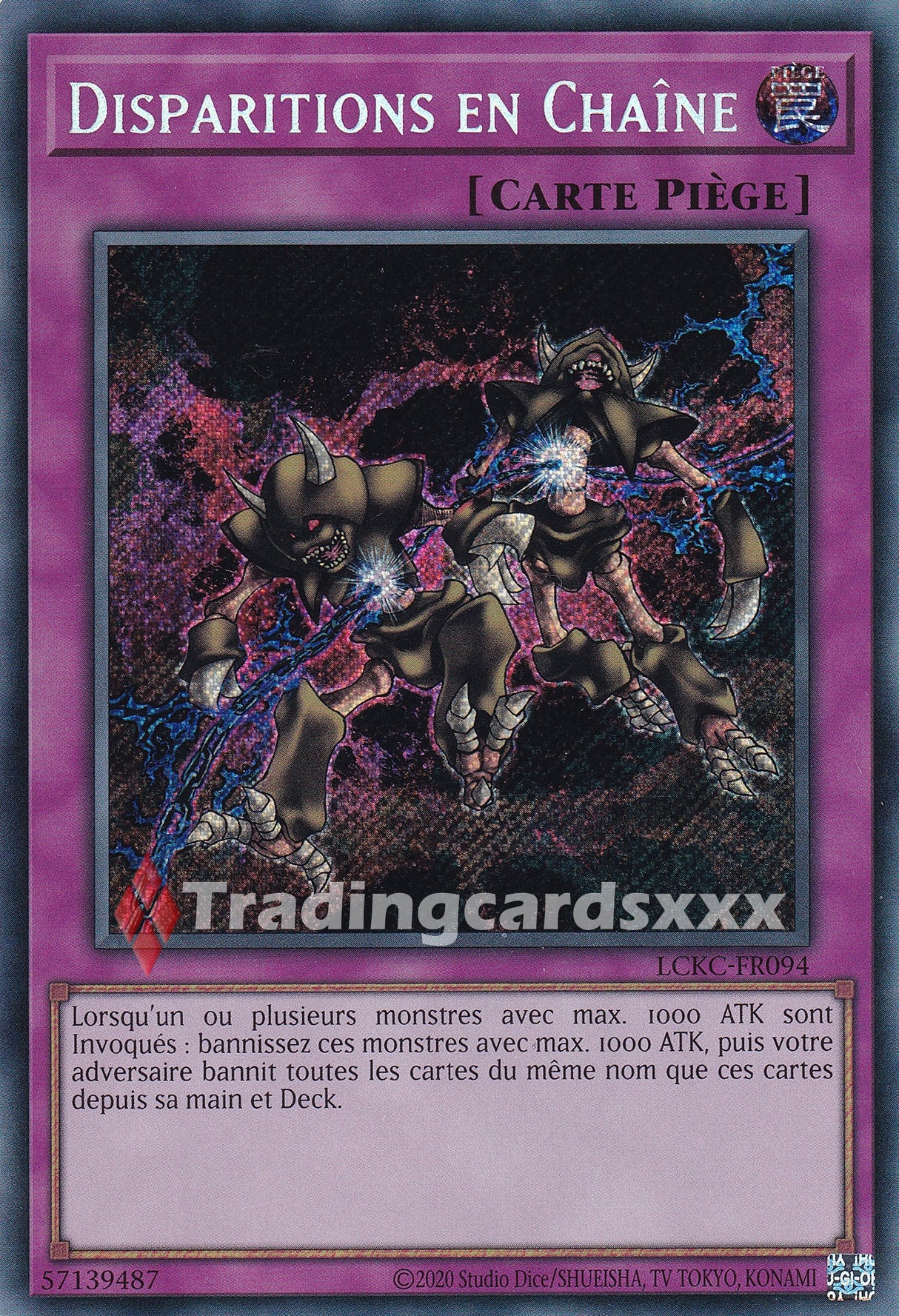 Yu-Gi-Oh! Disparitions en Chaîne : SE LCKC-FR094