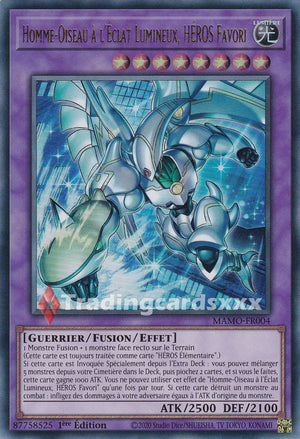Yu-Gi-Oh! Homme-Oiseau à l'Éclat Lumineux, HÉROS Favori : UR MAMO-FR004