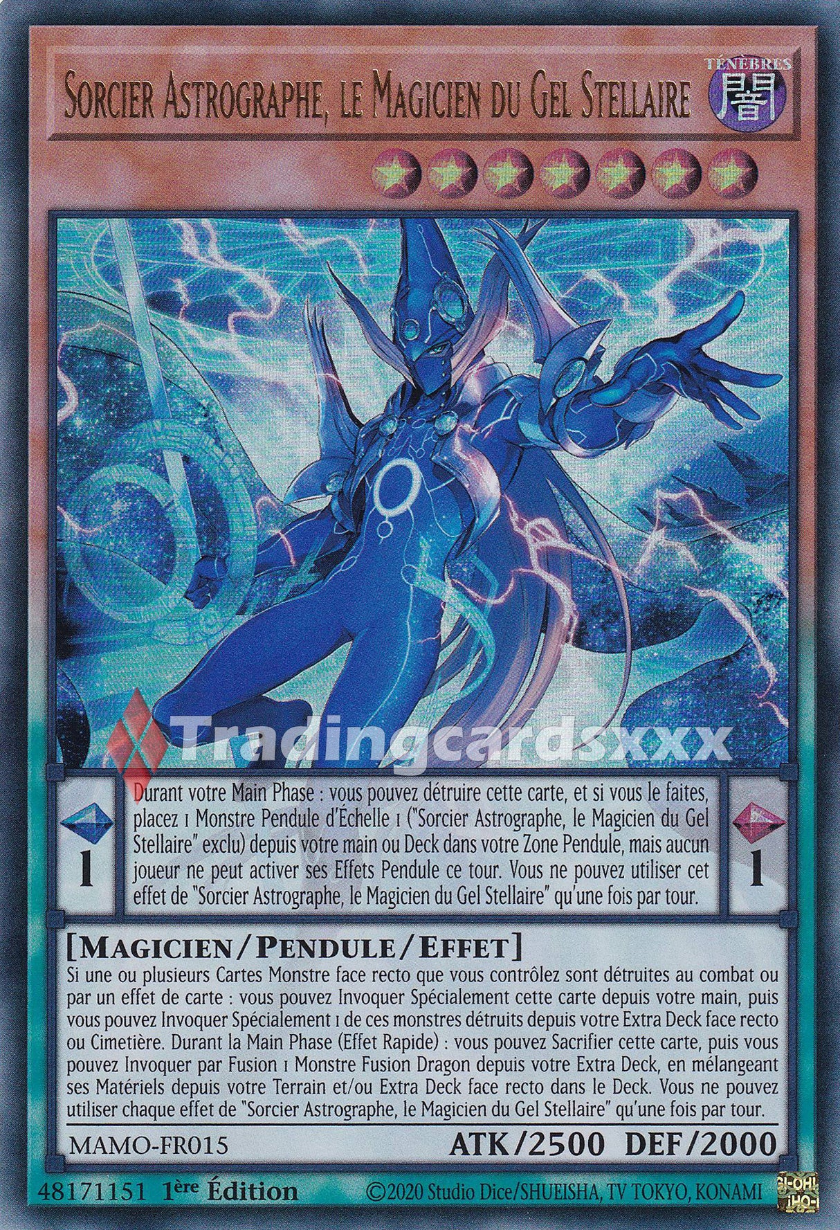 Yu-Gi-Oh! Sorcier Astrographe, le Magicien du Gel Stellaire : UR MAMO-FR015