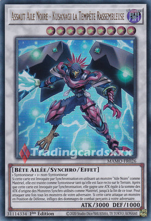 Yu-Gi-Oh! Assaut Aile Noire - Kusanagi la Tempête Rassembleuse : UR MAMO-FR026