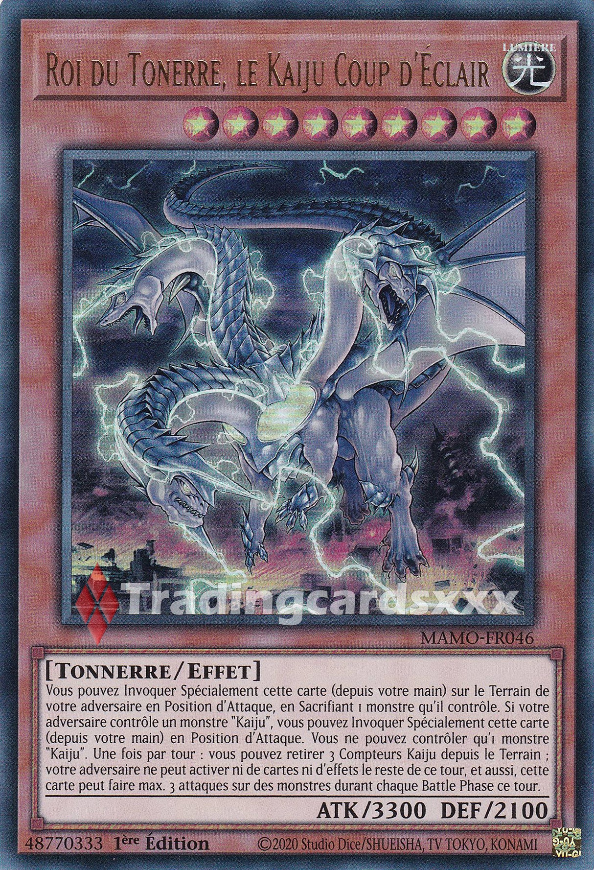 Yu-Gi-Oh! Roi du Tonerre, le Kaiju Coup d'Éclair : UR MAMO-FR046