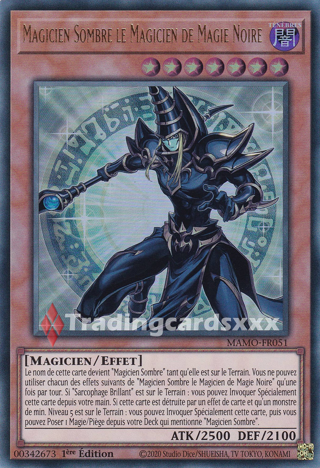 Yu-Gi-Oh! Magicien Sombre le Magicien de Magie Noire : UR MAMO-FR051