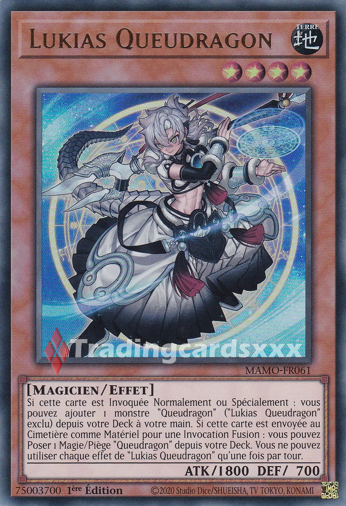 Yu-Gi-Oh! Lukias Queudragon : UR MAMO-FR061