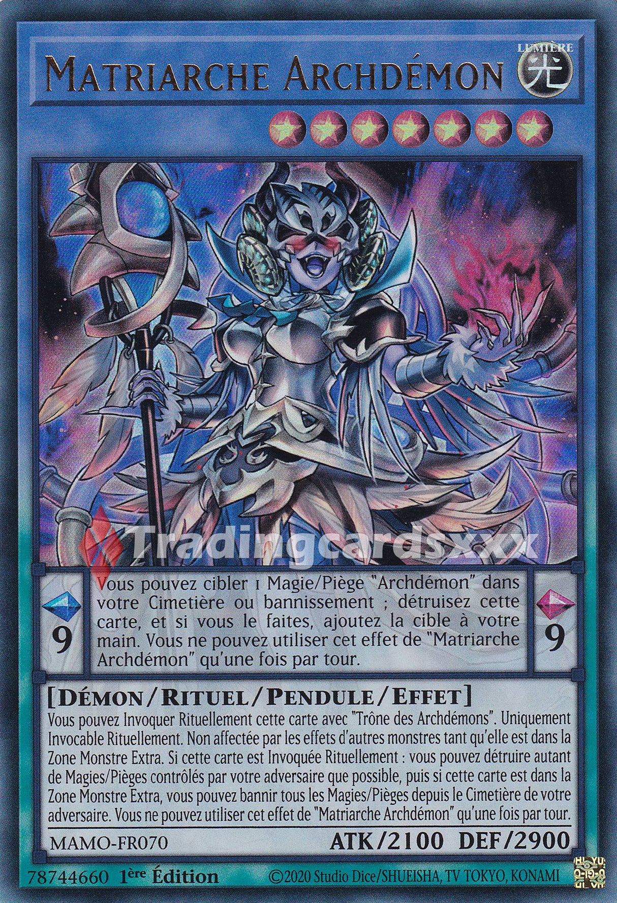 Yu-Gi-Oh! Matriarche Archdémon : UR MAMO-FR070