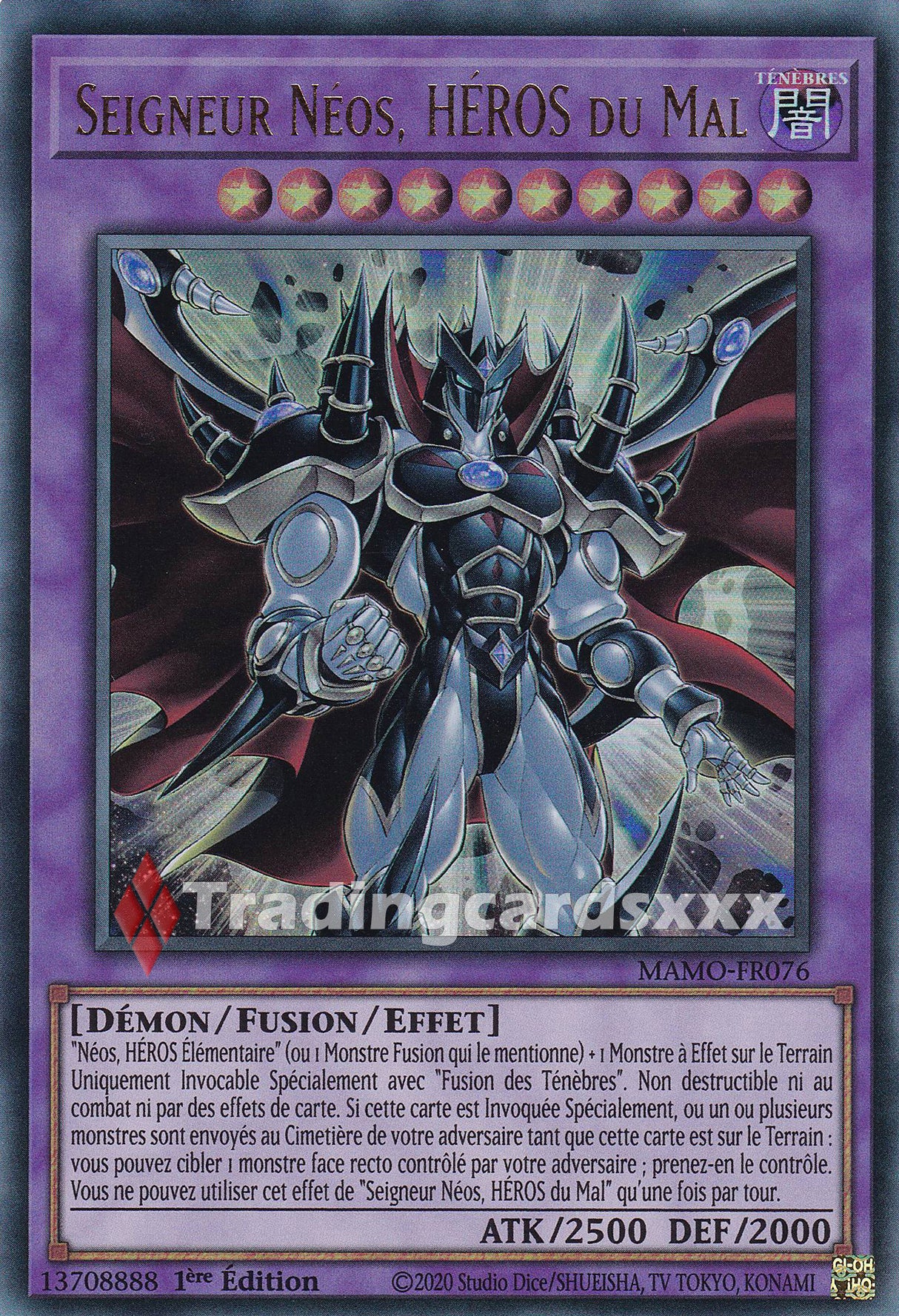 Yu-Gi-Oh! Seigneur Néos, HÉROS du Mal : UR MAMO-FR076