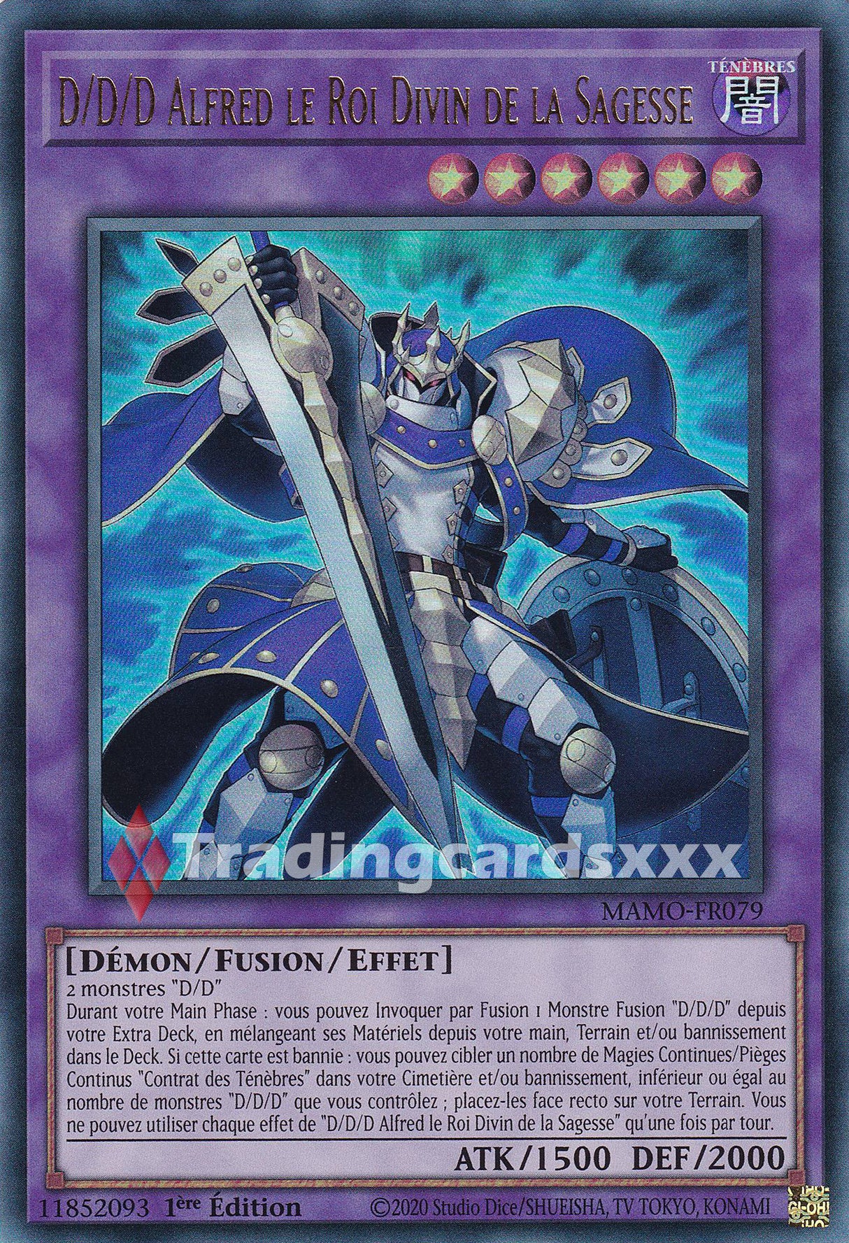 Yu-Gi-Oh! D/D/D Alfred le Roi Divin de la Sagesse : UR MAMO-FR079