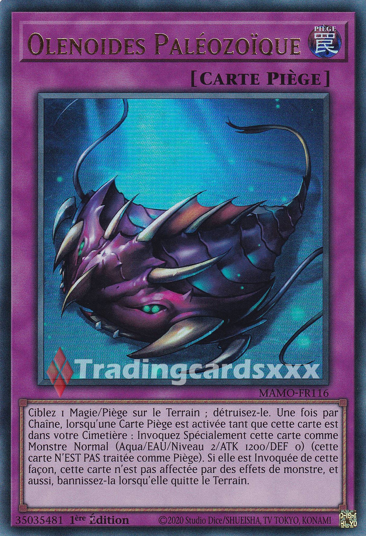 Yu-Gi-Oh! Olenoides Paléozoïque : UR MAMO-FR116
