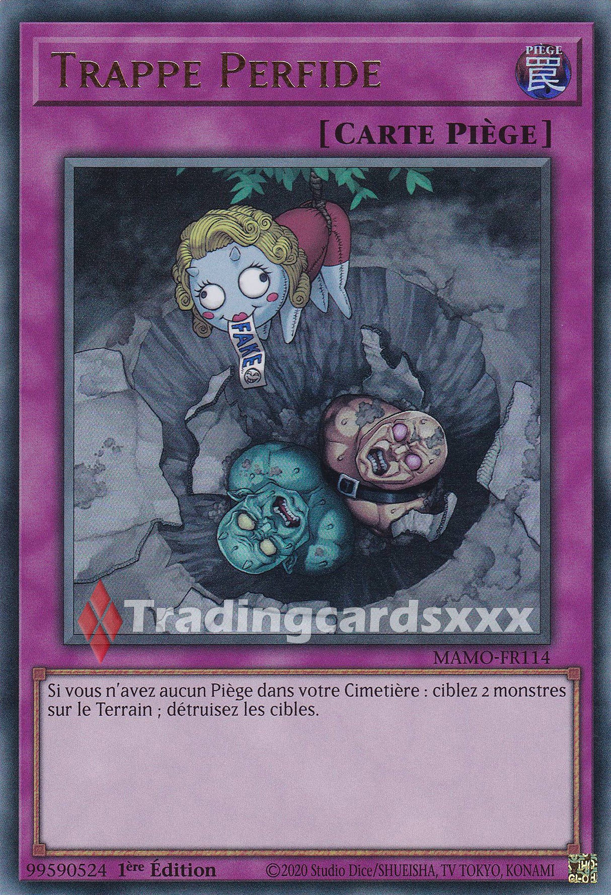 Yu-Gi-Oh! Trappe Perfide : UR MAMO-FR114