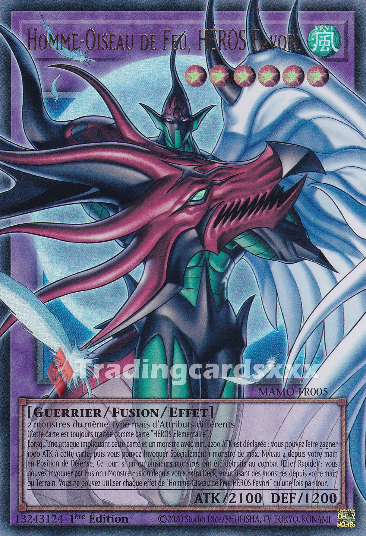 Yu-Gi-Oh! Homme-Oiseau de Feu, HÉROS Favori : OF UR MAMO-FR005