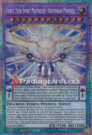 Yu-Gi-Oh! Force Tech Spirit Maîtresse - Souverain Pendule : STAR MAMO-FR027