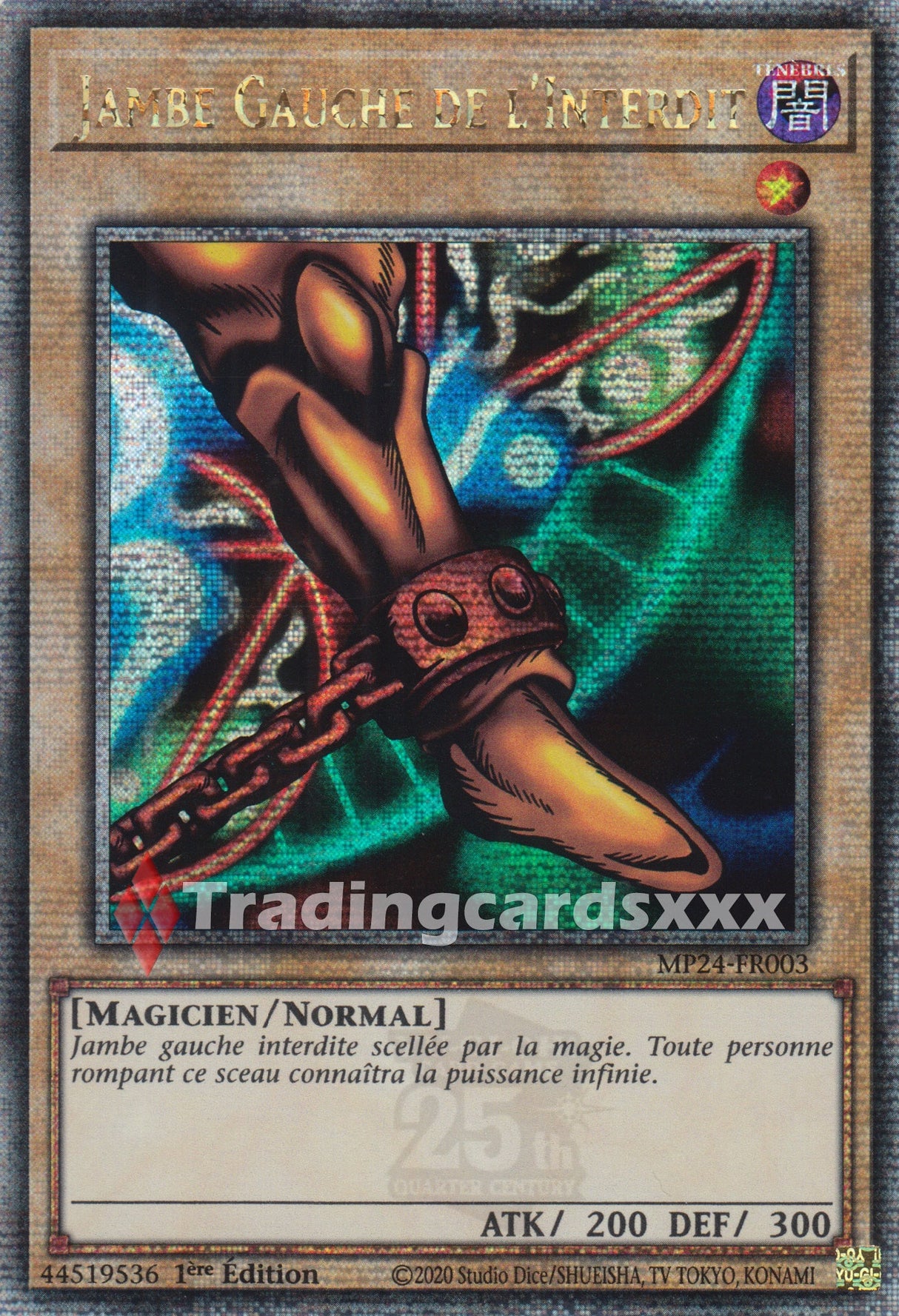 Yu-Gi-Oh! Jambe Gauche de l'Interdit : QCSE MP24-FR003