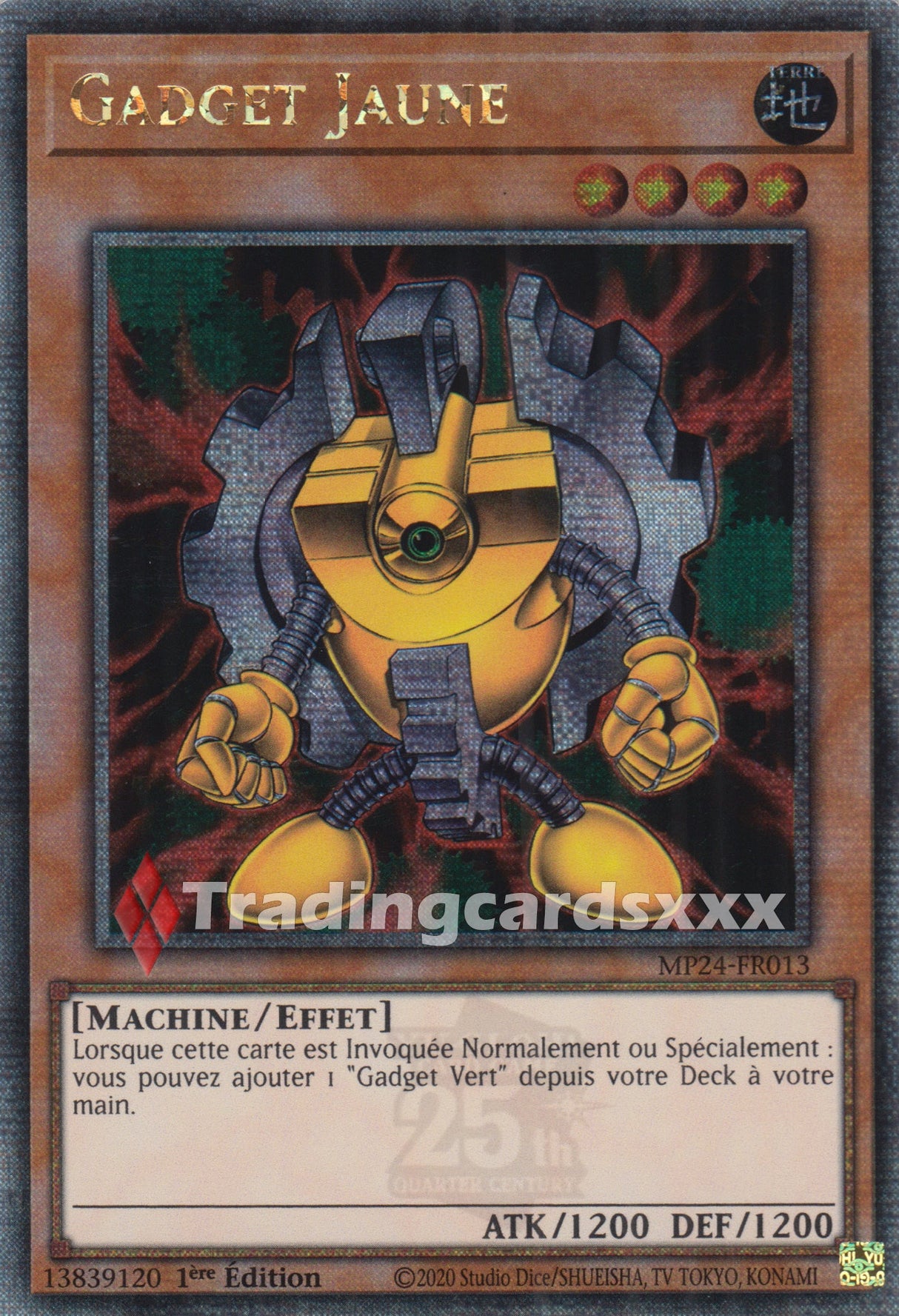 Yu-Gi-Oh! Gadget Jaune : QCSE MP24-FR013