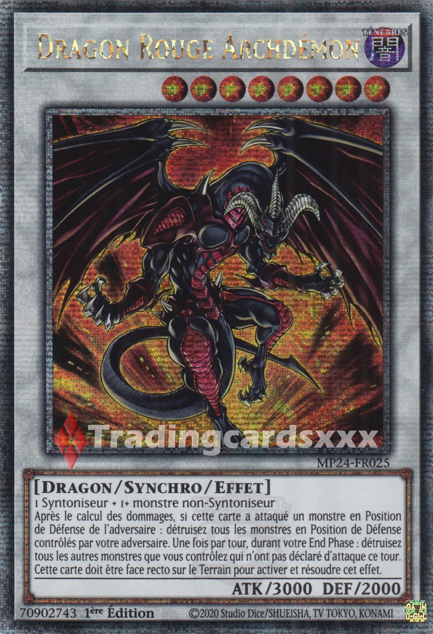 Figurine Yu-Gi-Oh! 5DS Dragon Rouge Archdémon Playmates #1 A Figurine Yu-Gi-Oh! 5DS Dragon Rouge Archdémon Playmates #1 A