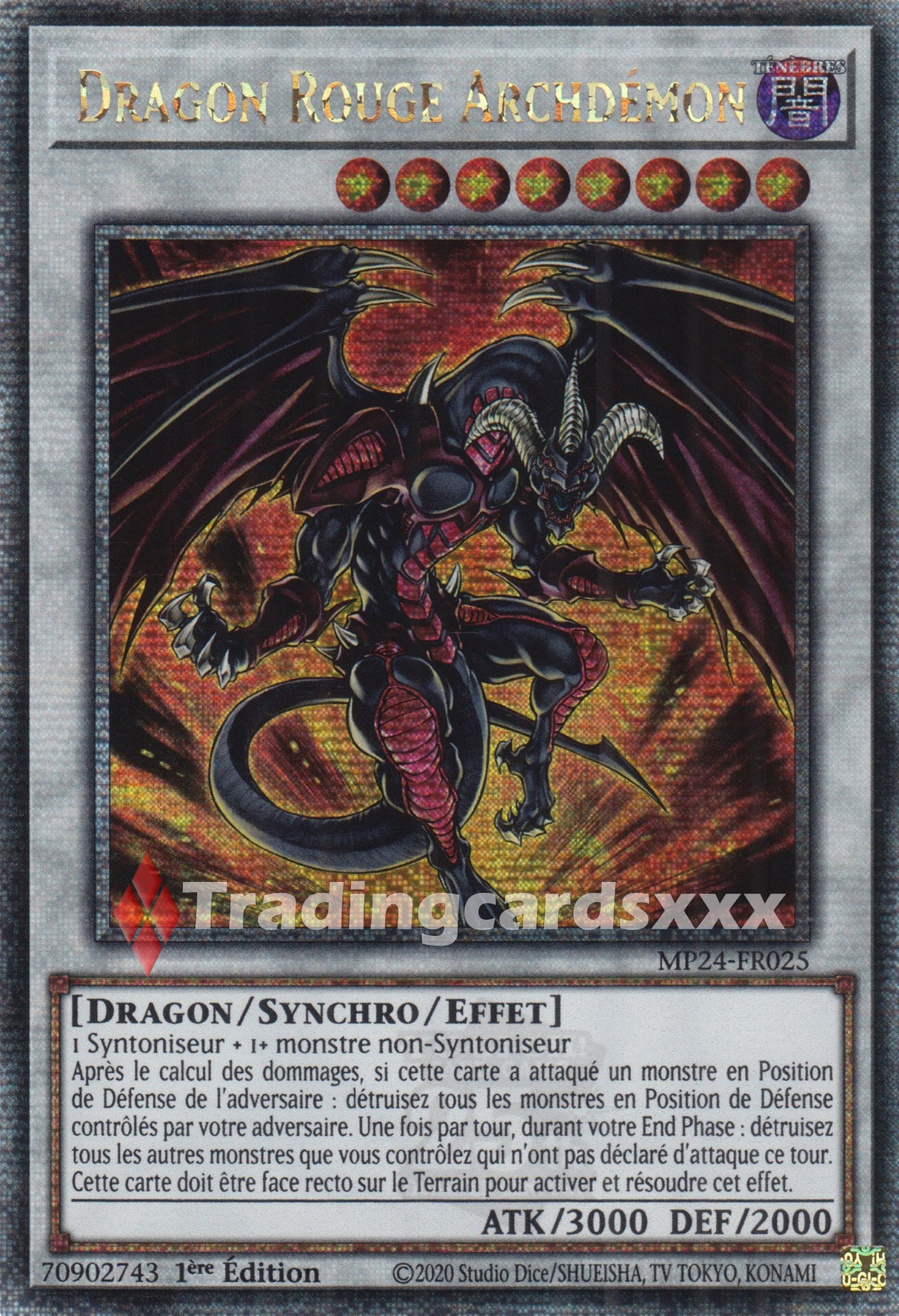 Yu-Gi-Oh! Dragon Rouge Archdémon : QCSE MP24-FR025