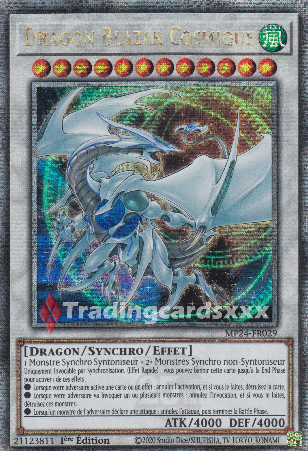 Yu-Gi-Oh! Dragon Blazar Cosmique : QCSE MP24-FR029