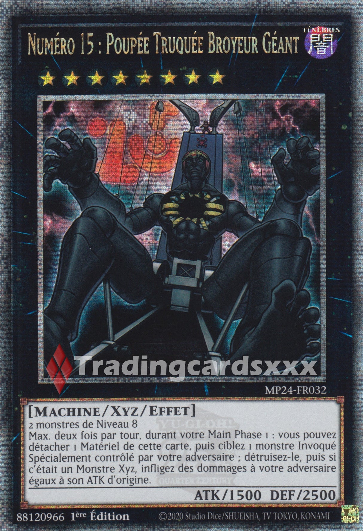 Yu-Gi-Oh! Numéro 15 : Poupée Truquée Broyeur Géant : QCSE MP24-FR032