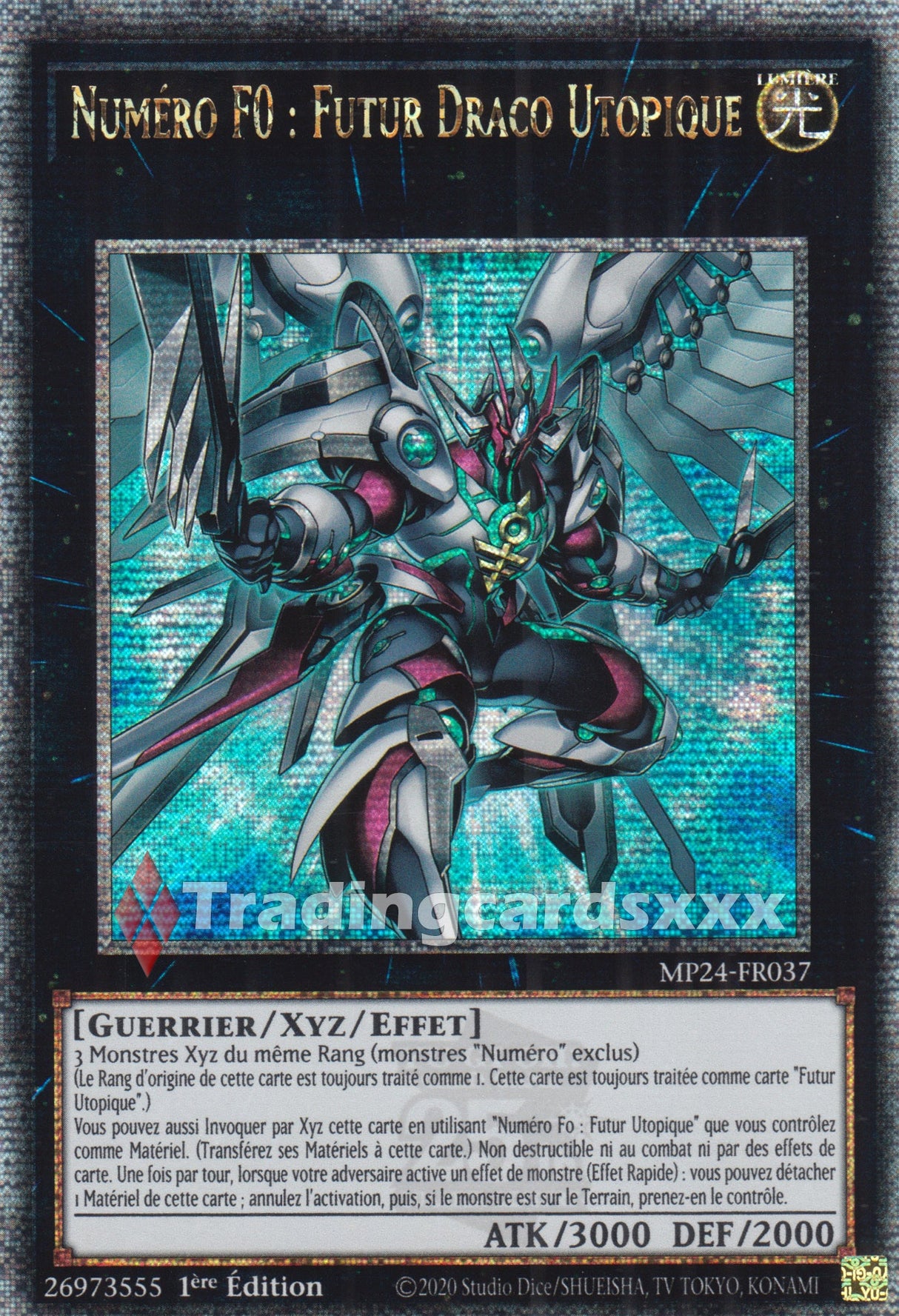 Yu-Gi-Oh! Numéro F0 : Futur Draco Utopique : QCSE MP24-FR037