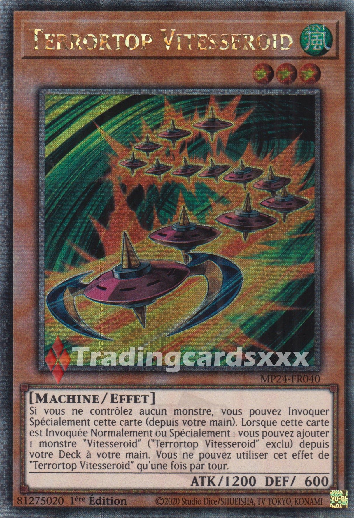 Yu-Gi-Oh! Terrortop Vitesseroid : QCSE MP24-FR040