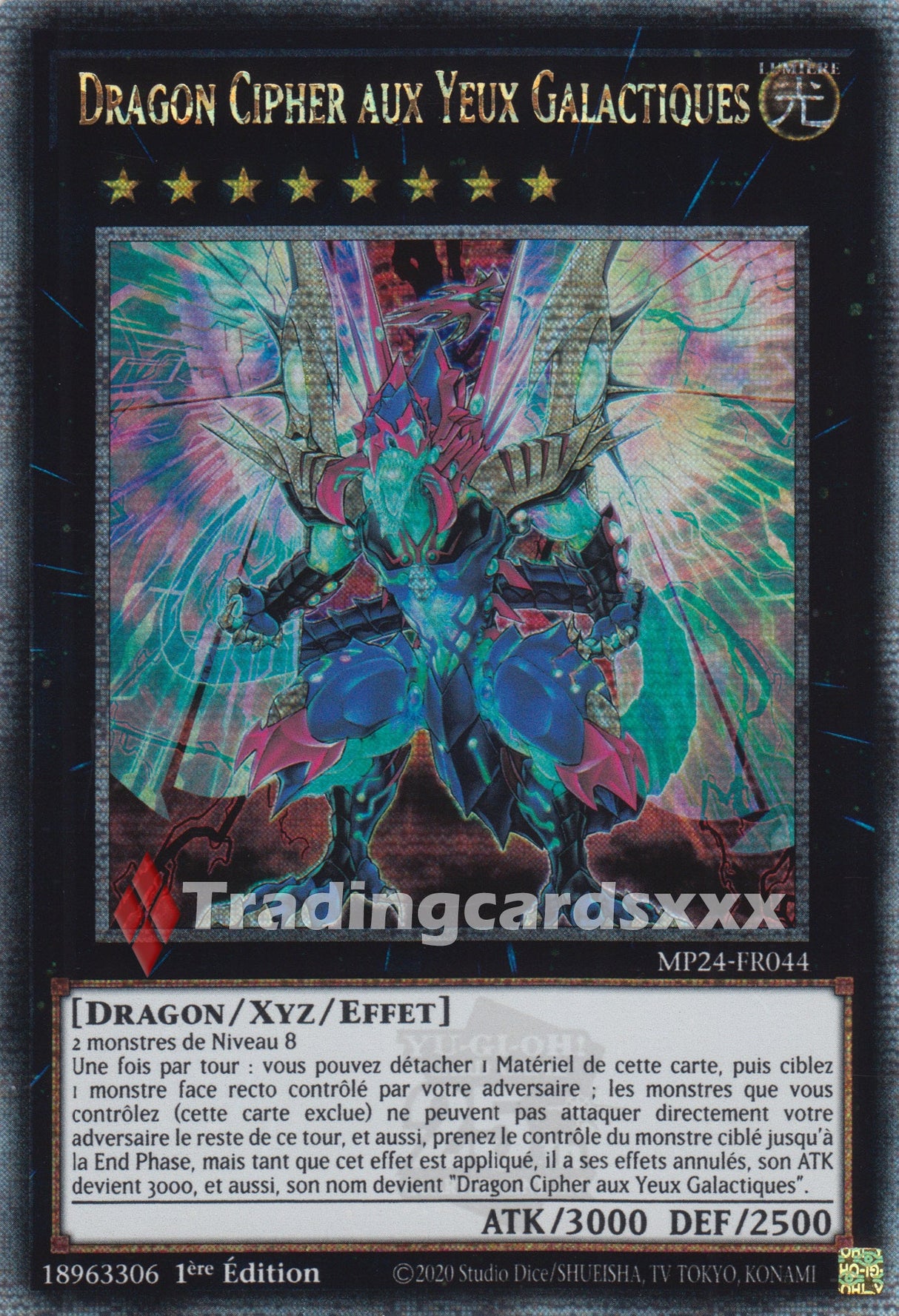 Yu-Gi-Oh! Dragon Cipher aux Yeux Galactiques : QCSE MP24-FR044