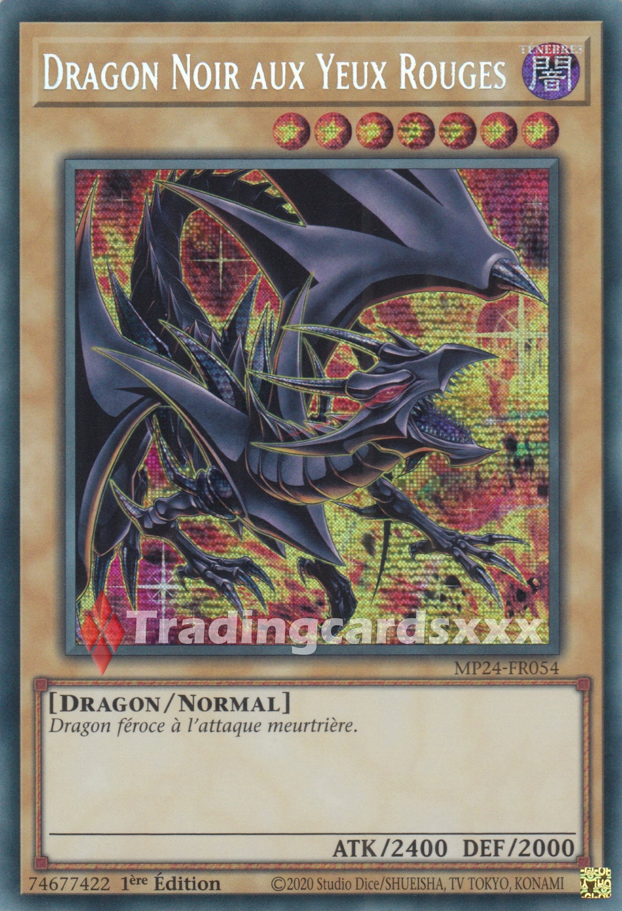 Yu-Gi-Oh! Dragon Noir aux Yeux Rouges : PSE MP24-FR054