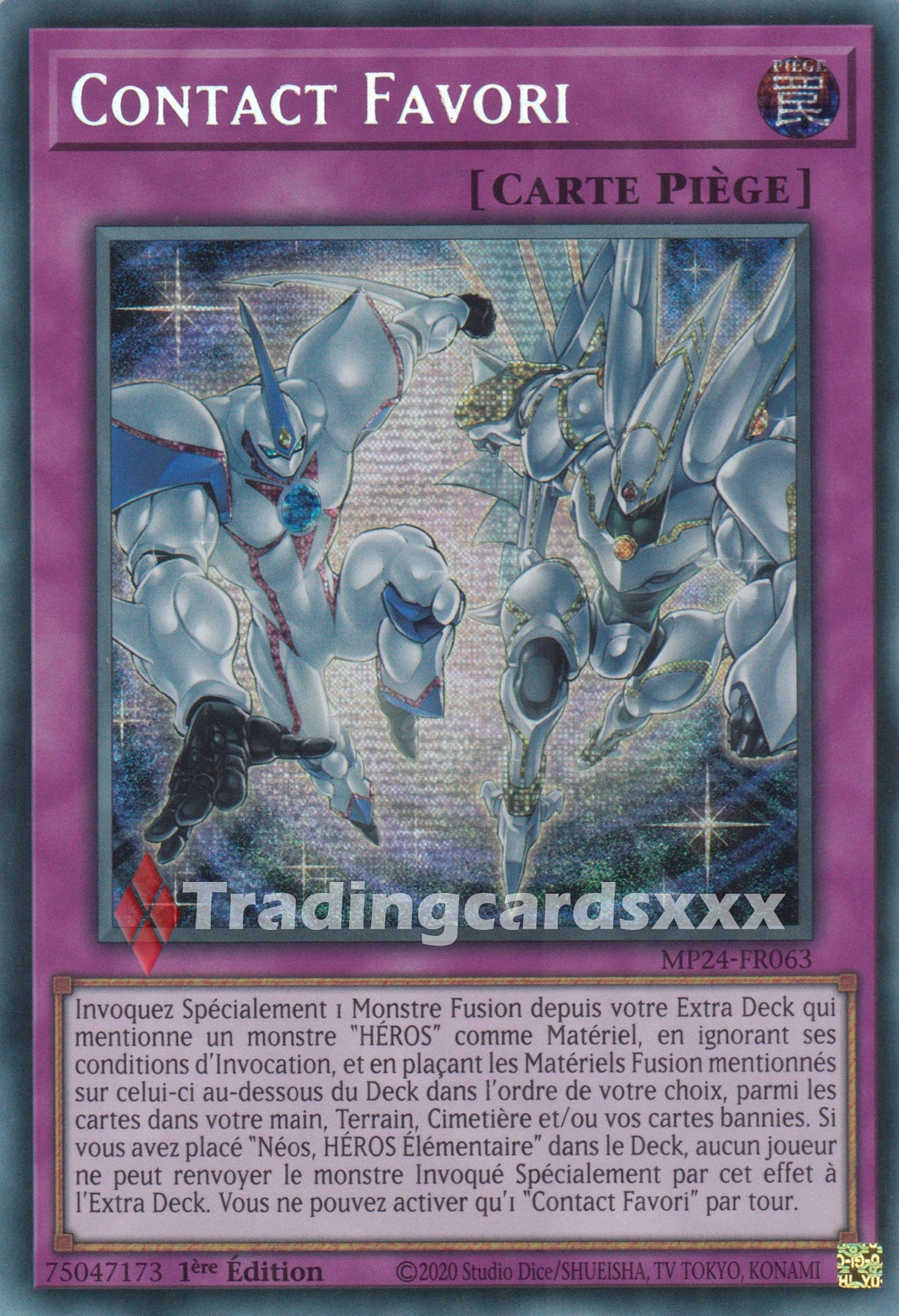 Yu-Gi-Oh! Contact Favori : PSE MP24-FR063