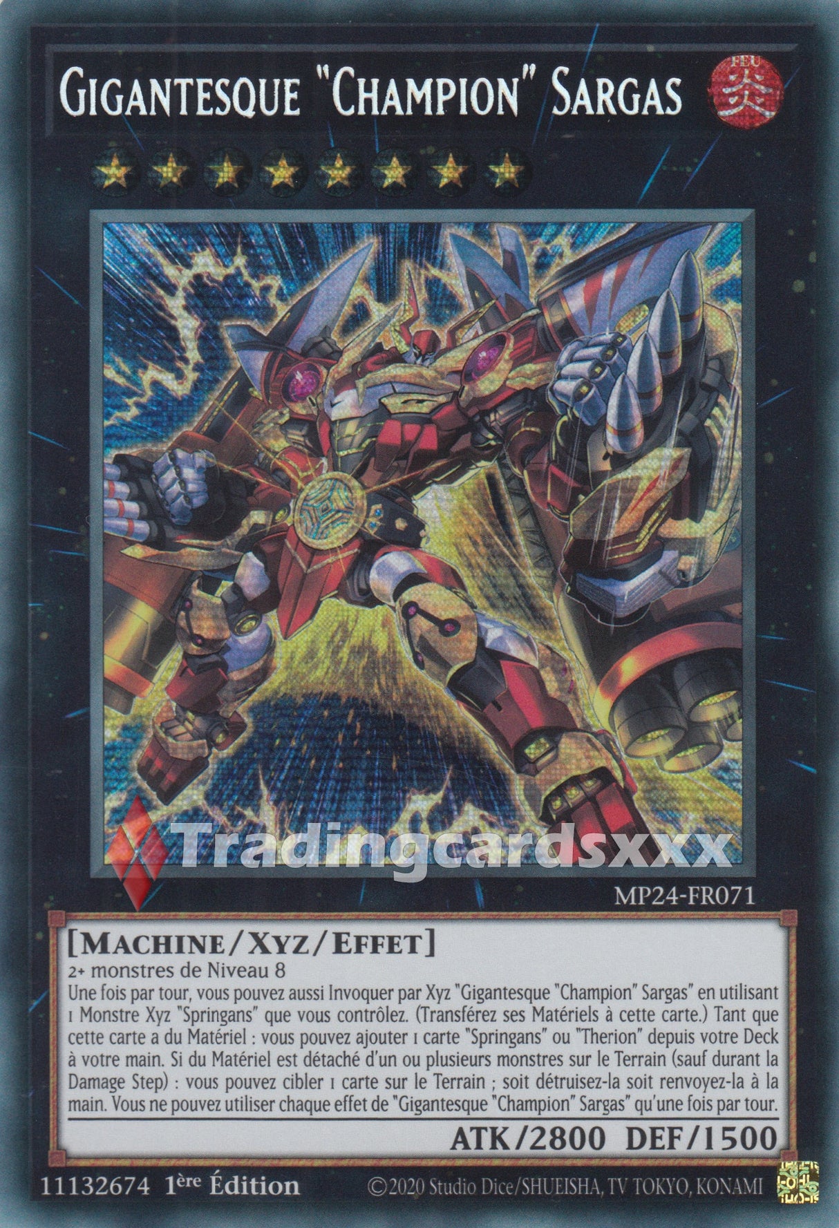 Yu-Gi-Oh! Gigantesque "Champion" Sargas : PSE MP24-FR071