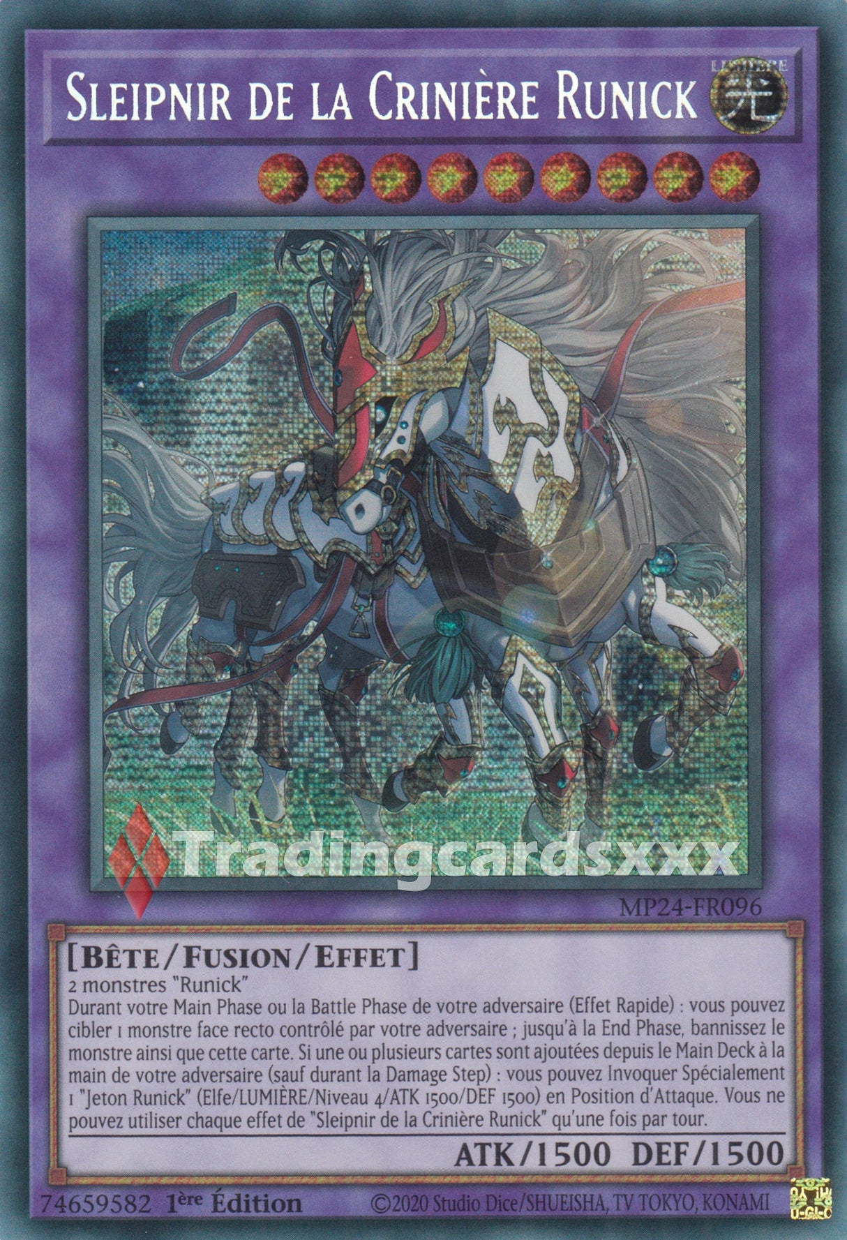 Yu-Gi-Oh! Sleipnir de la Crinière Runick : PSE MP24-FR096