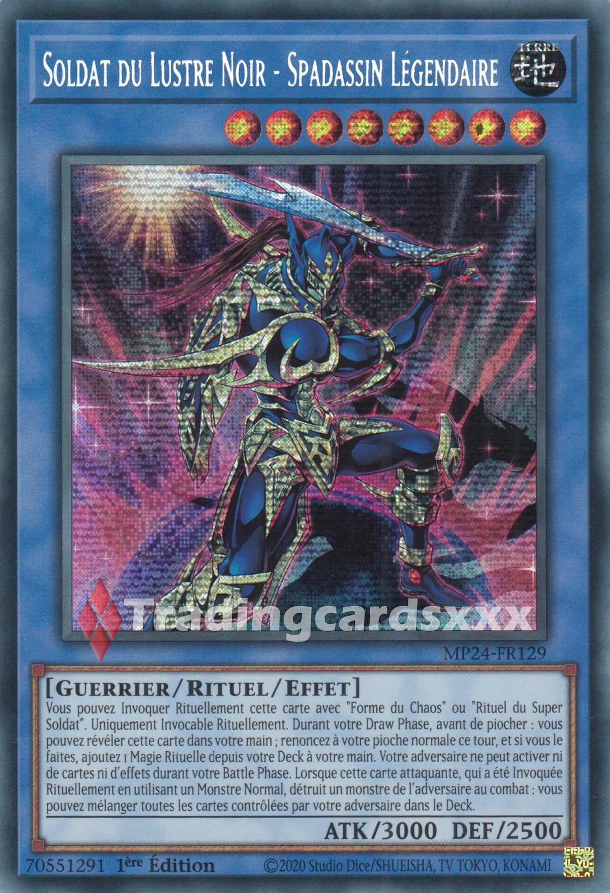 Yu-Gi-Oh! Soldat du Lustre Noir - Spadassin Légendaire : PSE MP24-FR129