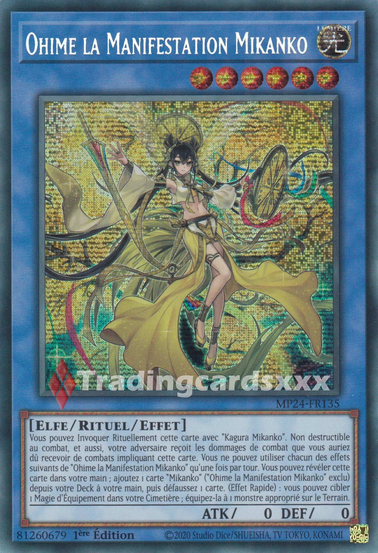 Yu-Gi-Oh! Ohime la Manifestation Mikanko : PSE MP24-FR135