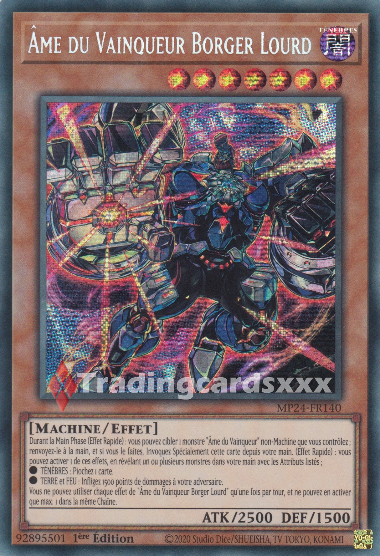 Yu-Gi-Oh! Âme du Vainqueur Borger Lourd : PSE MP24-FR140